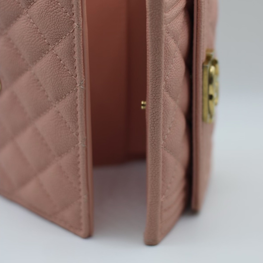 Chanel Boy Trifold Flap Quilted Wallet - Picture 7 of 14
